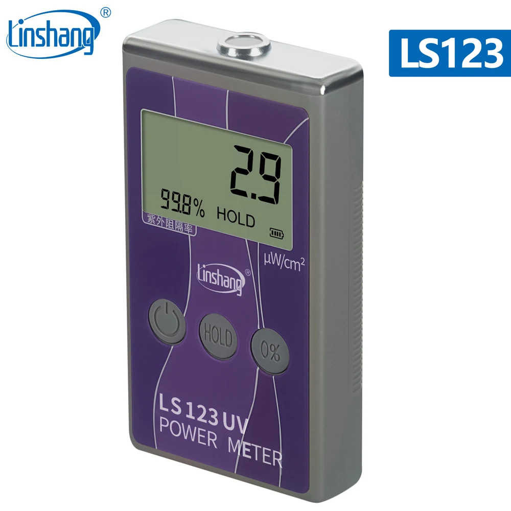 Измеритель интенсивности ультрафиолетосветильник излучения Linshang LS122 LS123 |