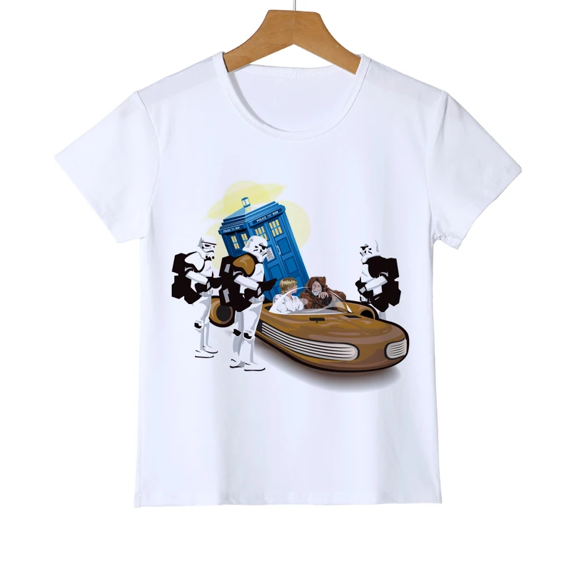 Модная Детская футболка с принтом Звездные войны изображением Йоды/Дарта