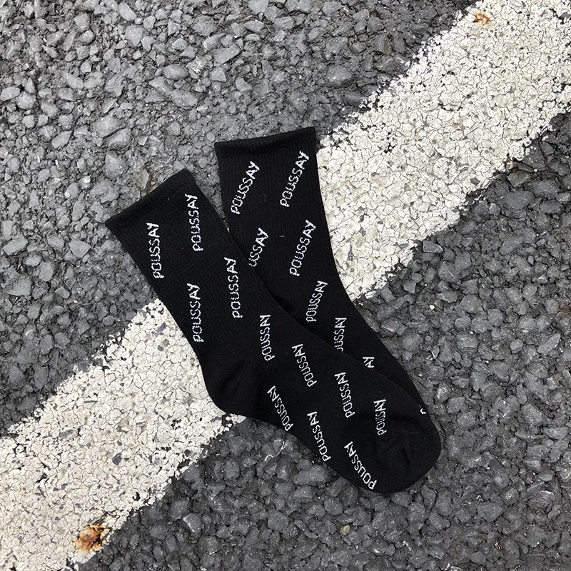 

Ins style sports cotton stockings women's street skateboarding stockings lovers men's and women's middle tube socks