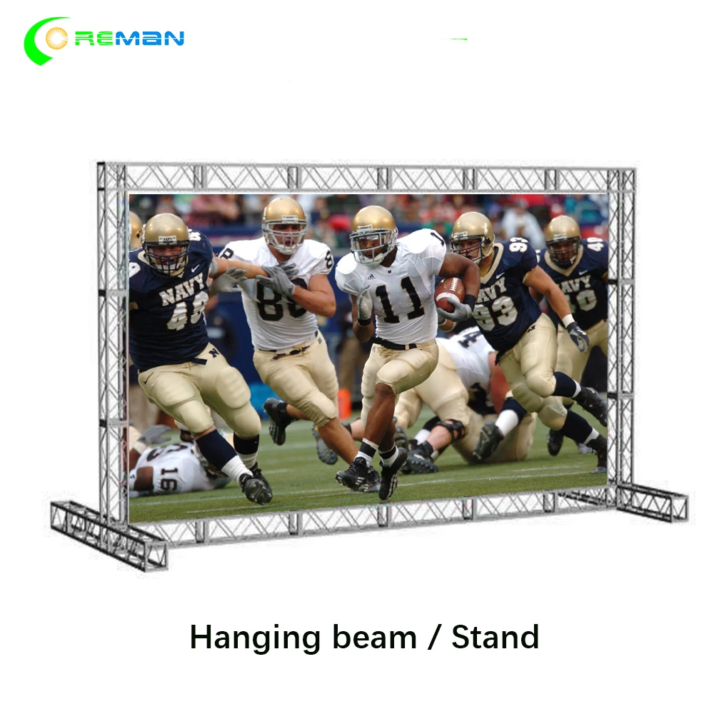 Pantalla программируемый светодиодный P8 Тип крепления Прокат дисплей алюминиевый