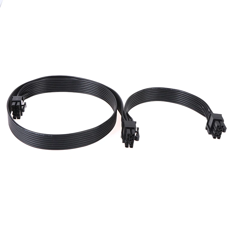 1 шт. 80 см PCI Express 8pin к двойному 6 + 2Pin питание Кабель PCIE 8 Pin 2 усилитель Мощность