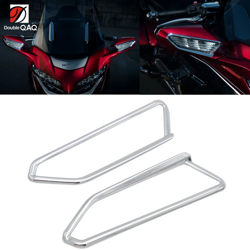 Передняя и задняя хромированная отделка мотоцикла для Honda Goldwing 1800 F6B GL1800 2018 2019 2020