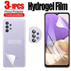 Гидрогелевая пленка для экрана и камеры Samsung A32, 5G4G, a12, a02, a02s, a42, m12, 1-3 шт.