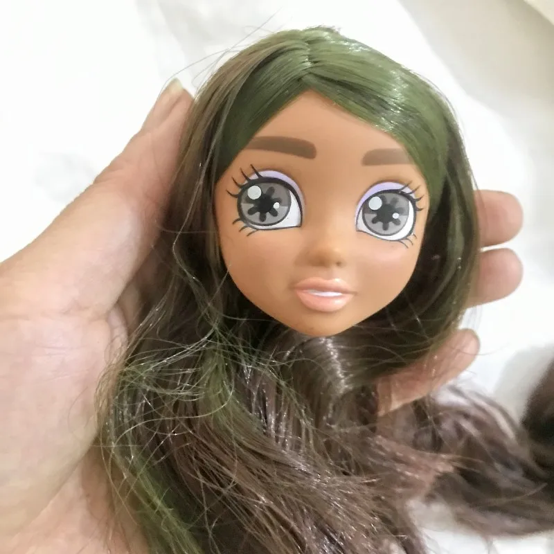 1 шт. Кукольная голова с волосами DIY аксессуары для BJD кукольный домик девочек