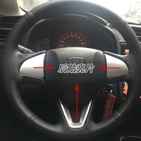for honda inspire spirior accord civic crv fit diy high quality hand stitched black suede steering wheel cover car accessories