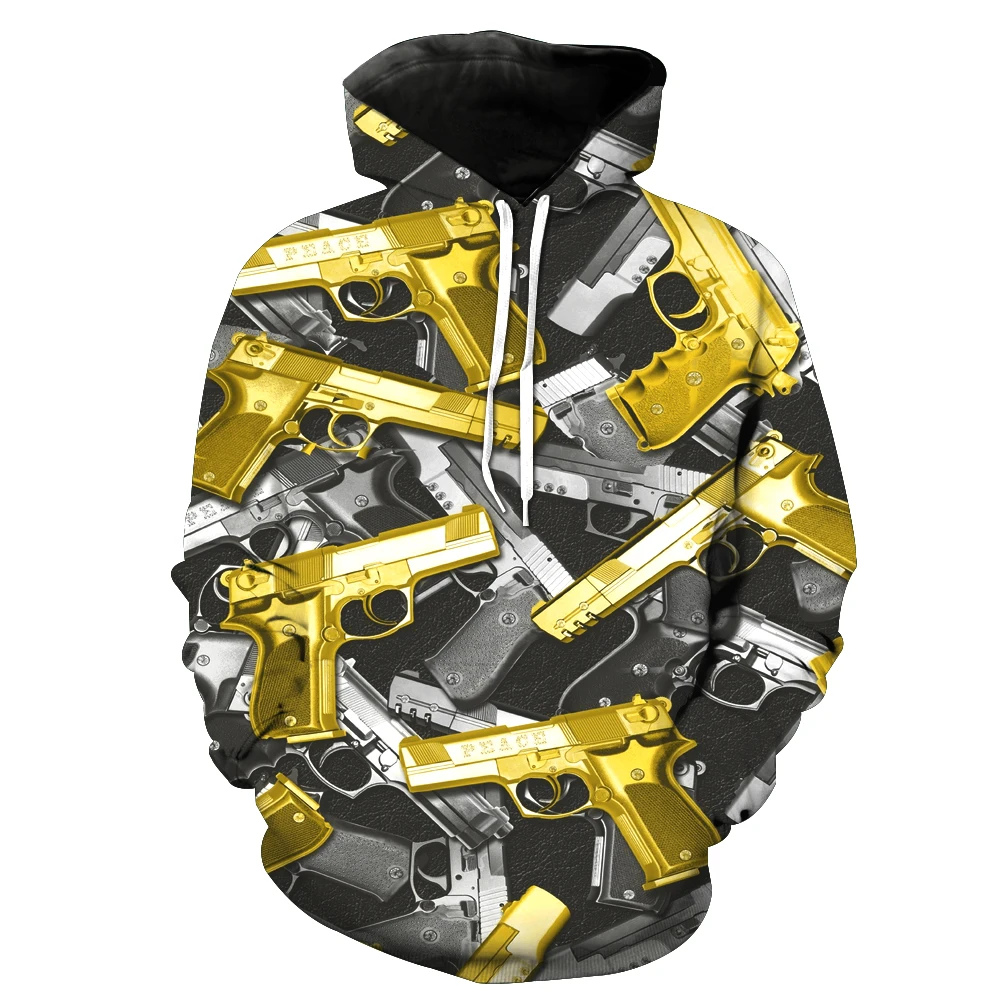 Худи мужское/женское с 3D-принтом креативное стильное худи со множеством