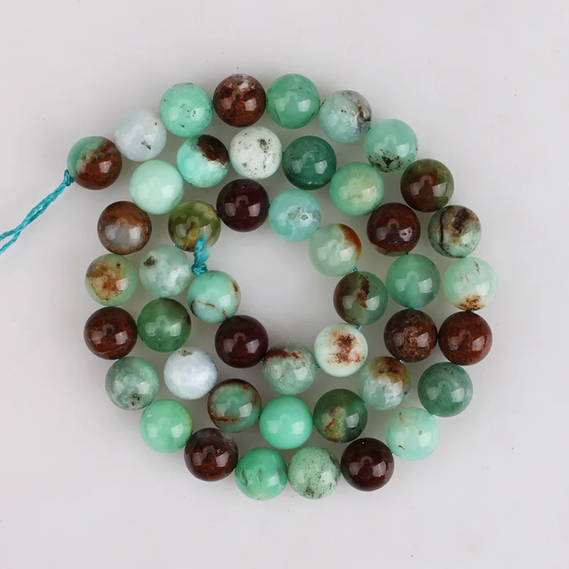 Бусины Из Натурального драгоценного камня австралийские хризопразы нефриты