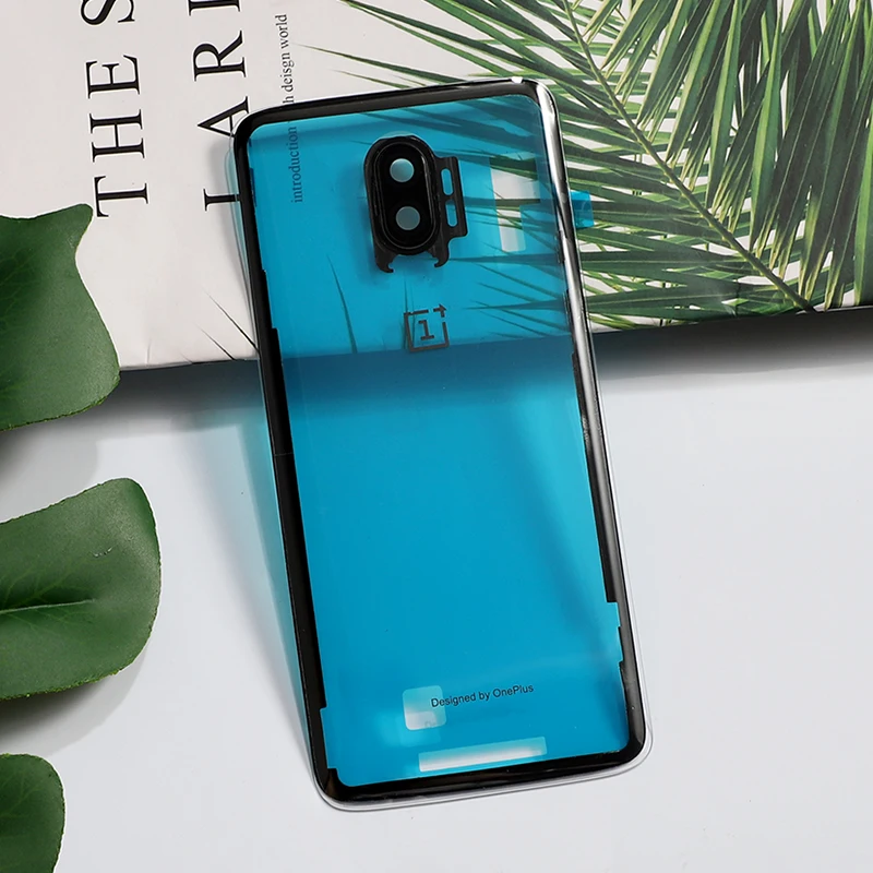 Задняя крышка Oneplus6T для Oneplus 6T One Plus корпус стеклянный аккумулятор телефонная