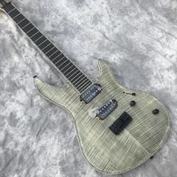 custom shop custom electric guitar new style 2019 7 string matte finish body through neck custom logo and color