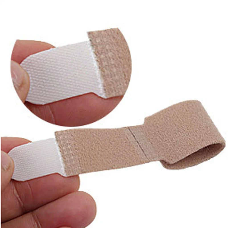 

2-10 Pcs Nylon Small Cloth Strip Bandages Foot Finger Separator Overlapping Toe Stretcher Adjuster Hallux Valgus Orthopedics