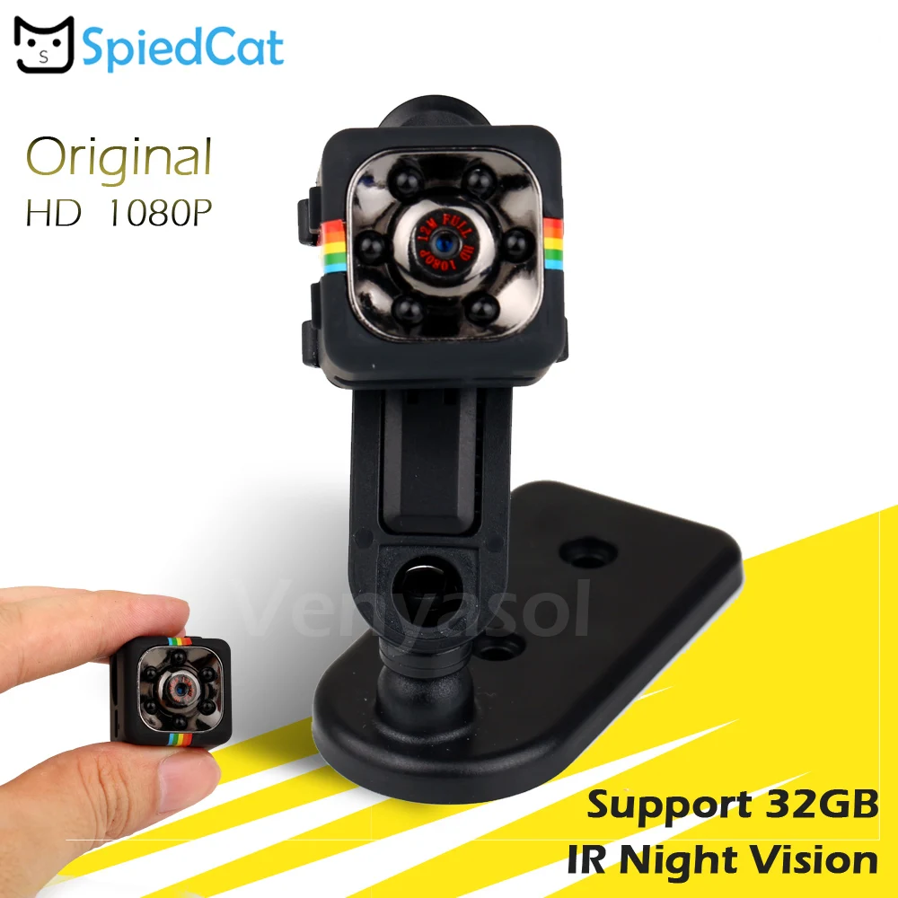 720 P/1080 P Mini Small DV для езды на автомобиле, запись ночного видения, обнаружение движения, портативная спортивная видеокамера, поддержка TF карты