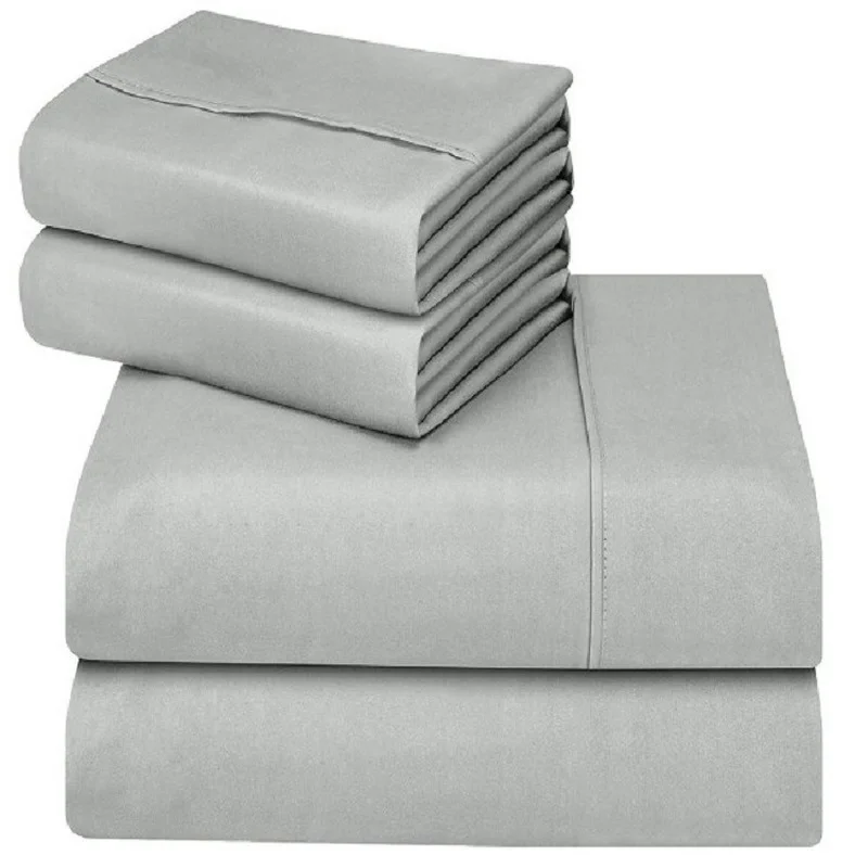 

Home Textiles Plain Bed Sheet Set Sheet & Pillowcase Sets Fitted Sheet Full Sheet Sets Queen Size Hotel Luxury Bed Sheets
