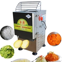 commercial electric shredding and slicing machine 400kgh vegetable and fruit shredder multifunctional cucumber and carrot