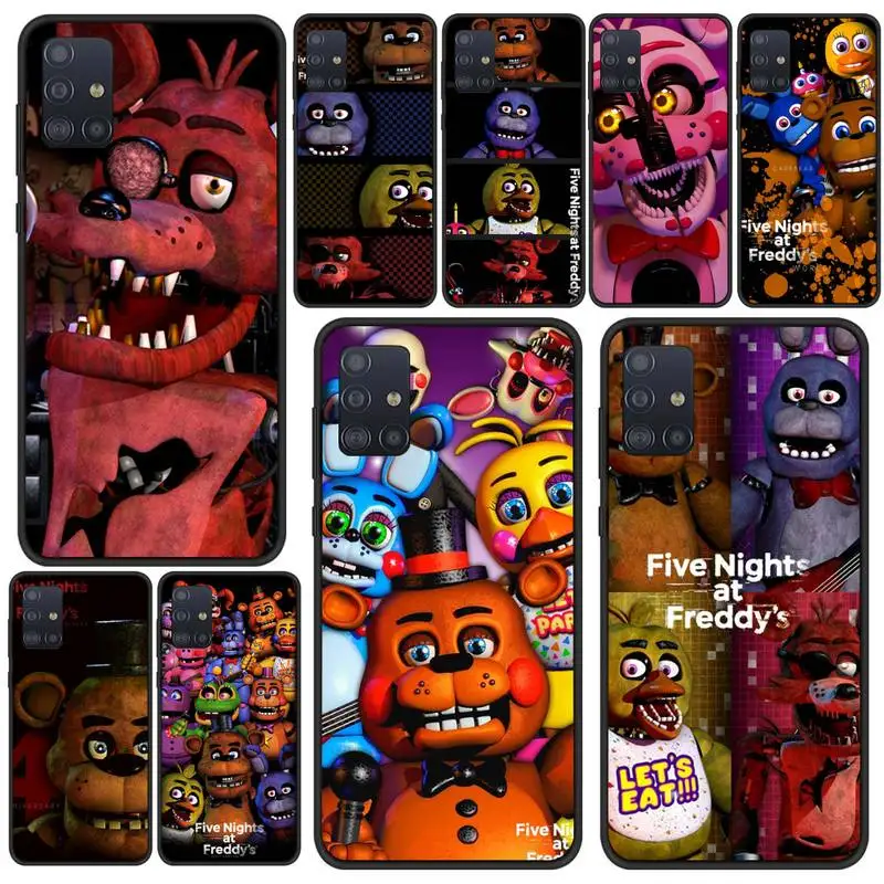 

TOPLBPCS Fnaf Animatronics Phone Case For Samsung S5 S6 S7 S8 S9 S10 S20 S21 Edge Plus E Fe Lite