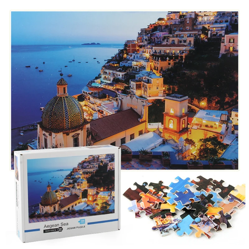 

New Jigsaw Puzzles 1000 Pieces Scenery travel Pictures One Piece Puzzles For Adults Children Educational Toys Christmas Gifts