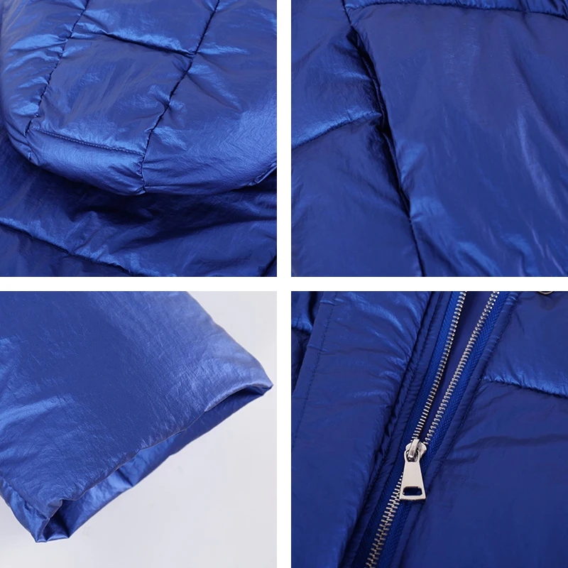 Женская длинная куртка с хлопковой подкладкой зимние парки капюшоном для женщин