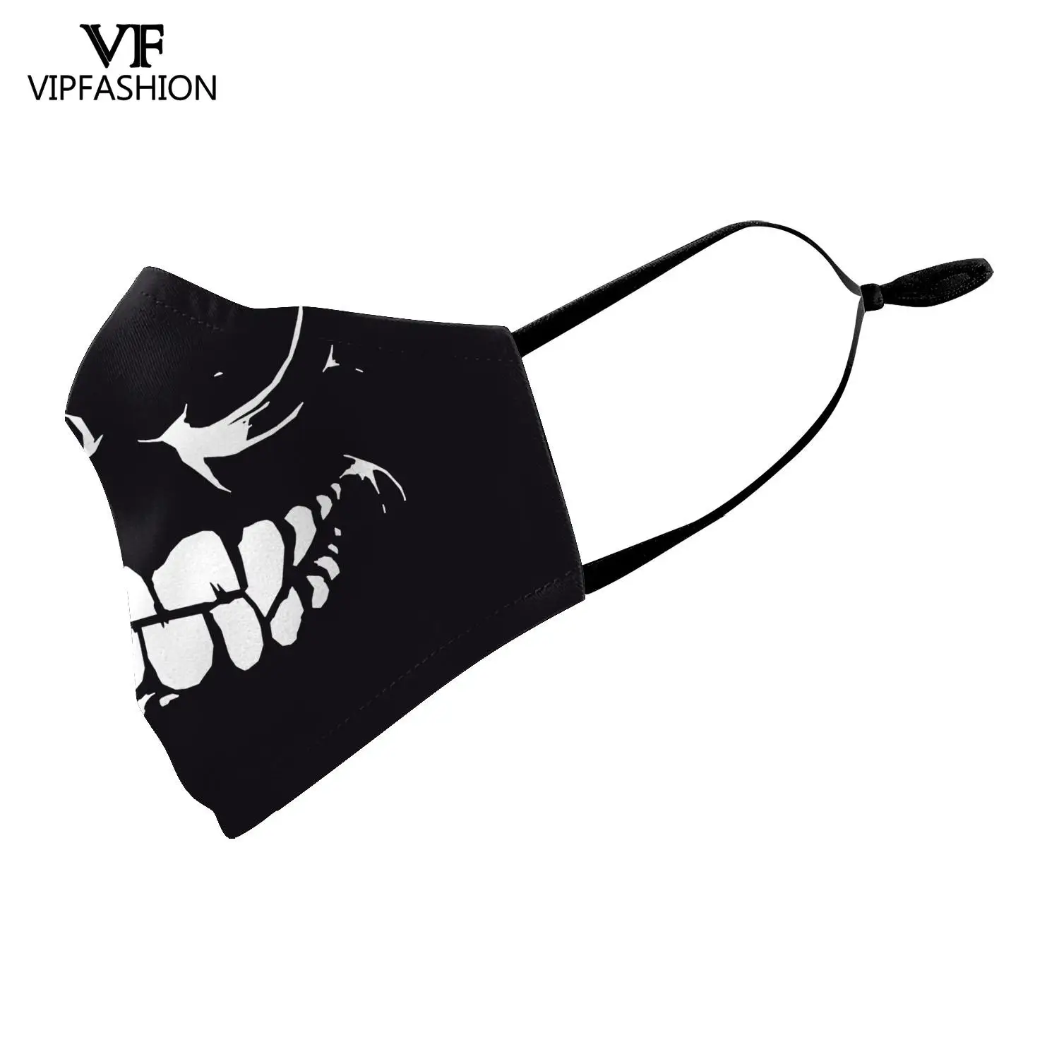 Маска для взрослых с 3D принтом призрака розы моющиеся маски многоразовая маска