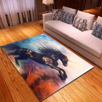 1pc cartoon unicorn pattern living room carpet for bedroom dining room door mat slip resistant pad bathroom shower bath mats