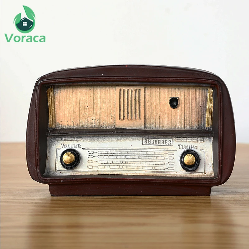 Европейский стиль смоляная радиомодель домашний декор ретро ностальгические