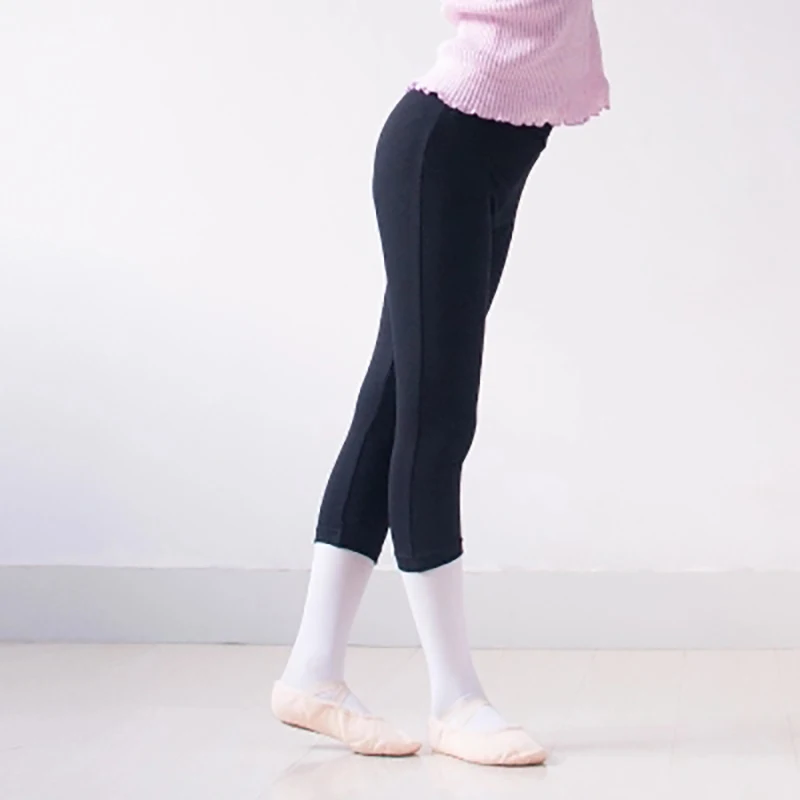 Женские леггинсы Капри Для балета обтягивающие Стрейчевые штаны для гимнастики