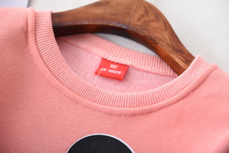 Spring Autumn Boys Girls fashion Sweatshirts Mickey Minnie Children Pullover Baby Clothes Long Sleeve Tops T-shirt Kids Vestidos