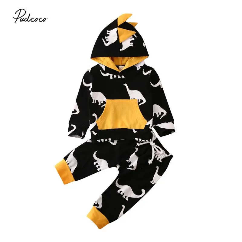 2020 г. Весенне осенняя одежда для малышей толстовки с длинными рукавами и рисунком