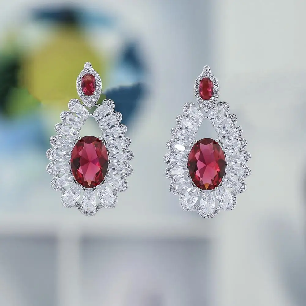 Серьги гвоздики женские свадебные с фианитами серебро 925 пробы 5