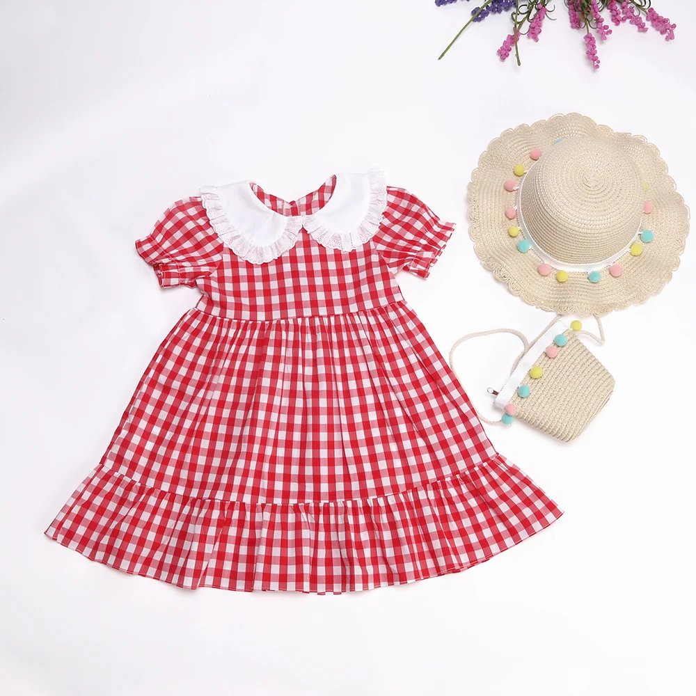 Lowest Price Summer Girl Dress Cotton Baby Party Lace Child Boutique Dresses | Детская одежда и обувь
