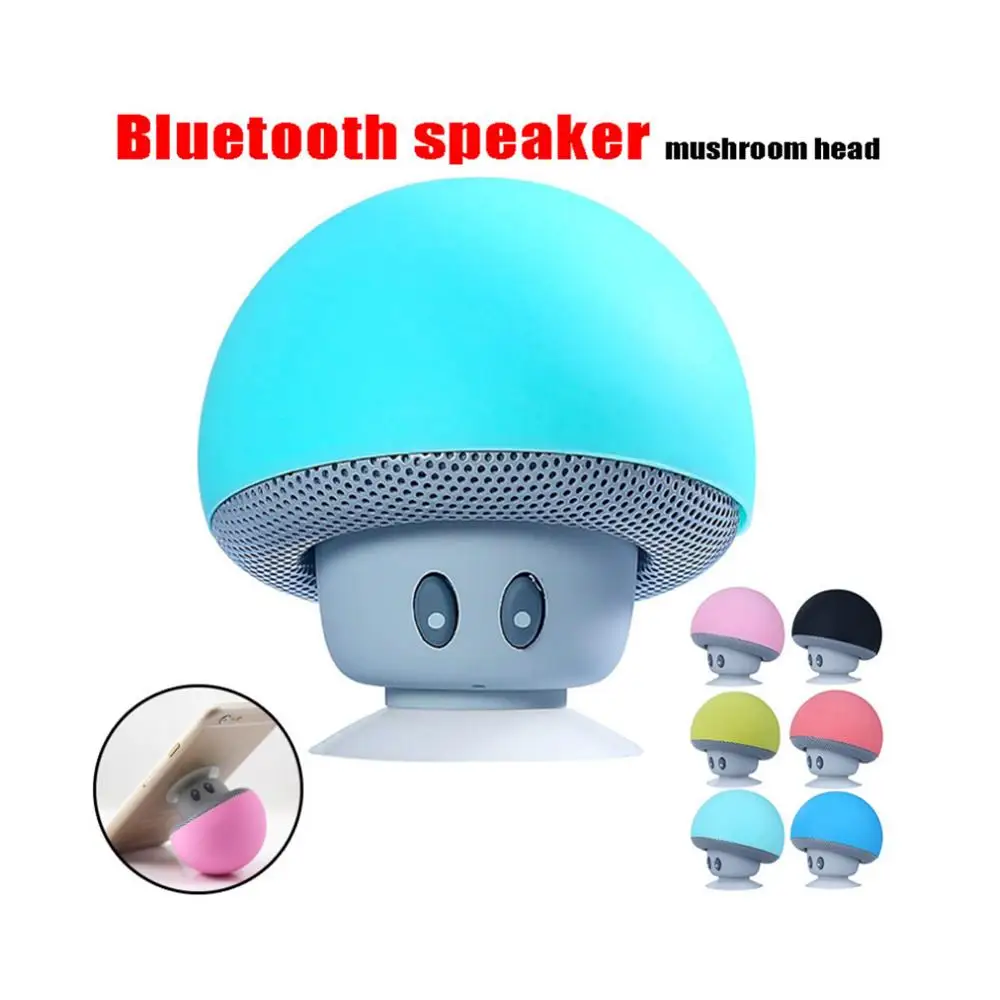 Портативная беспроводная Bluetooth мини-Колонка в виде гриба водонепроницаемая