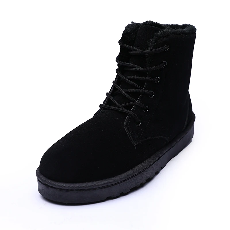 Зимние ботинки мужские повседневные Модные уличные кроссовки с высоким берцем