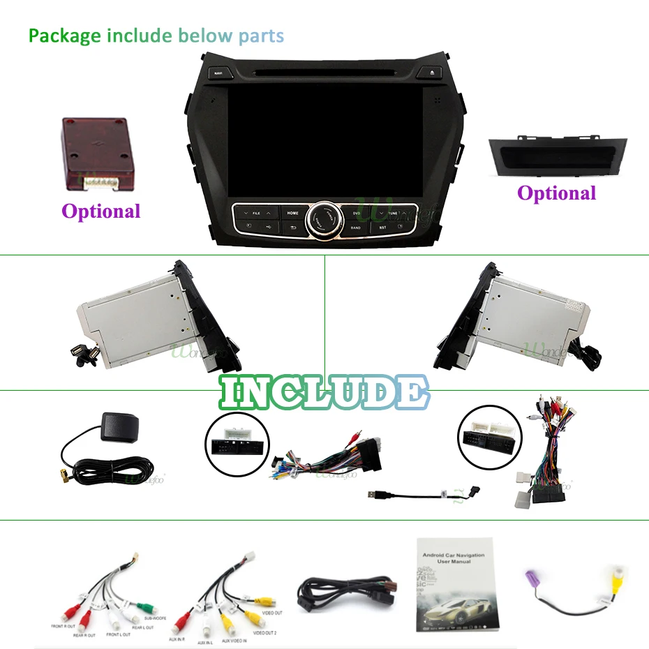 4G+ 64G 8 CORE 2 Din android 9,0 автомобильный dvd-плеер gps для hyundai IX45 Santa fe 2013 автомобильный радиоприемник Multiemdia obd2 dvr DAB ips DSP