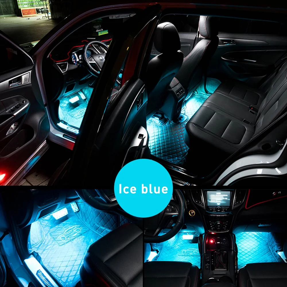Светодиодная лента RGB с дистанционным управлением декоративная Автомобильная
