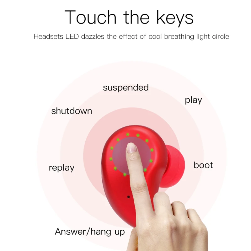 TWS-наушники C8 с поддержкой Bluetooth 5 0 и микрофоном | Электроника