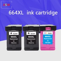 asw replacement hp 664xl ink cartridge for hp officejet 5200 deskjet 2600 env 5000 series printers new version