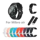 Регулируемый водонепроницаемый силиконовый ремешок для часов Xiaomi-Mibro Air, 20 мм