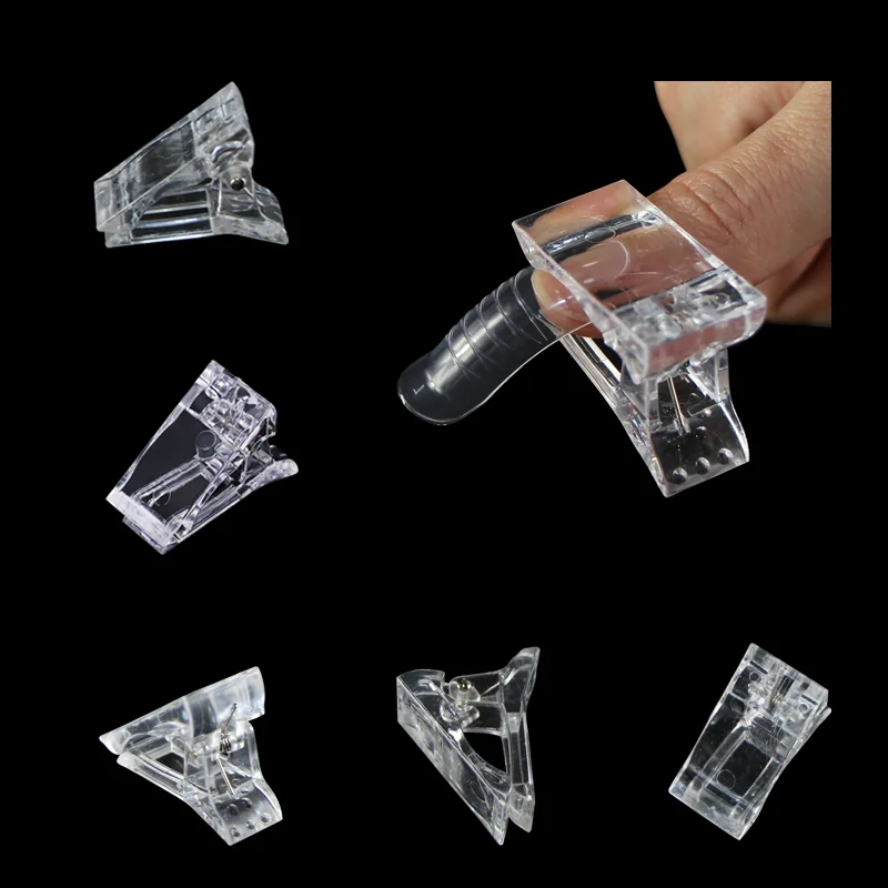 

Acrylic Nails Extension Tools Full Cover Quick Building Nail Tips Upper Form Extend Mold For Coffin Nail Dual Forms