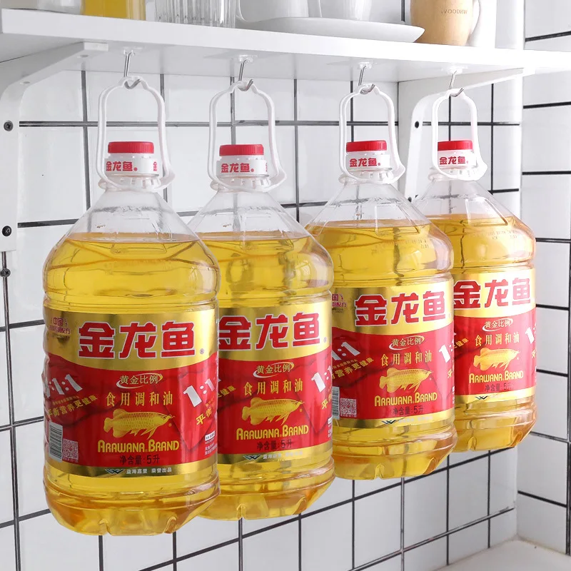 

5PCS Wall Hooks Strong Transparent Suction Cup Sucker Hanger Kitchen Bathroom Multi Use Adhesive Hook Door Traceless Organizer