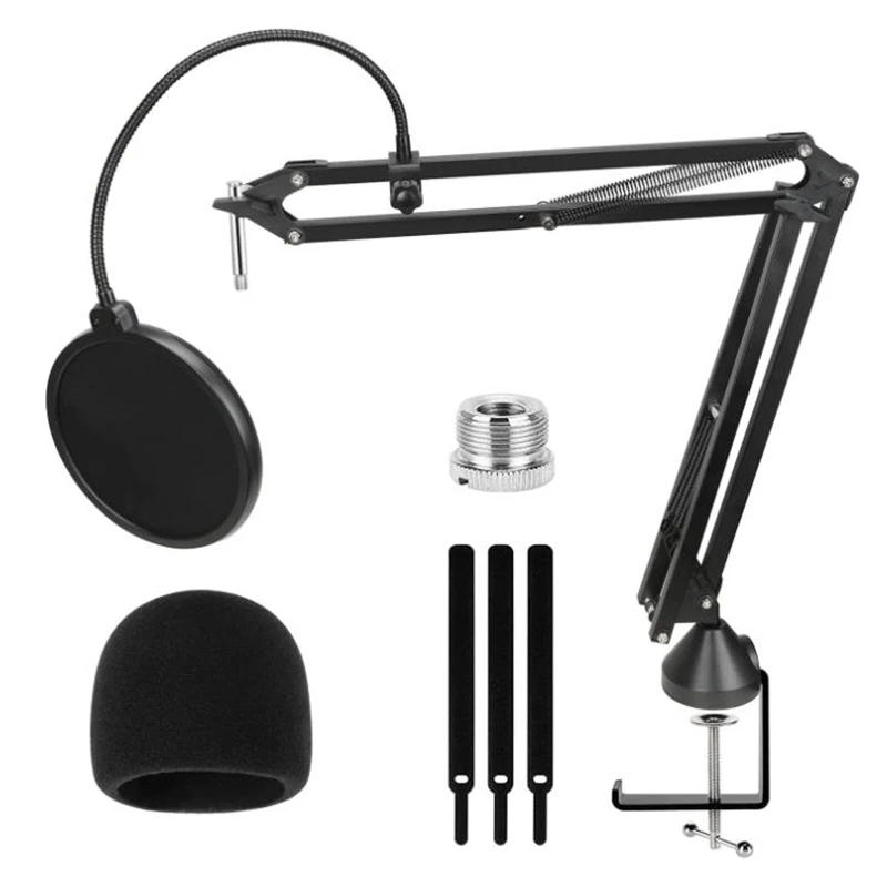 

Rotation Installation Studio Microphone Arm with Suspension Scissors Bracket,For Blue Nano & Snowball,Etc