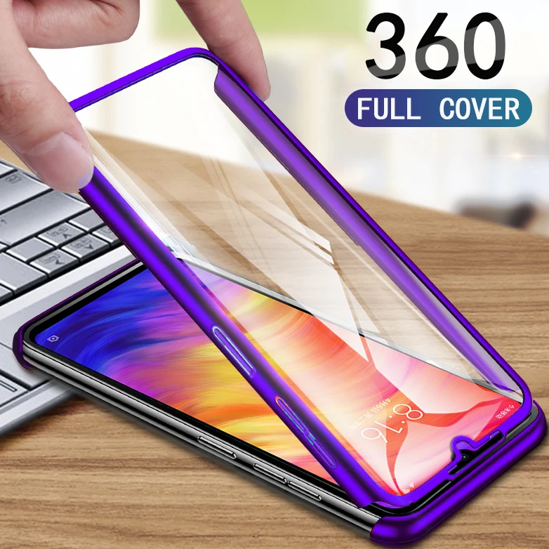 360 case for xiaomi mi poco m3 x3 pro 10 10t note 10 9 9t 8 6x 5x a1 a3 a2 lite cc9 cc9e poco f1 full body protection pc cover free global shipping