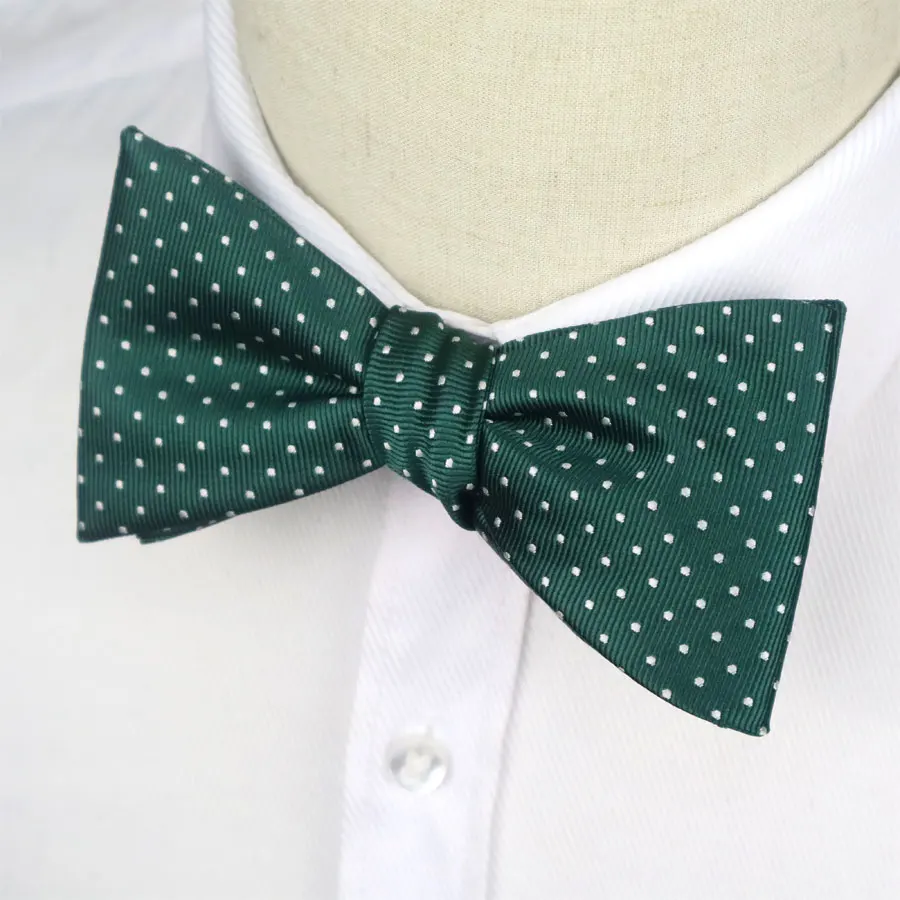 Женский шёлковый галстук бабочка в полоску|handkerchief set|wedding bow tiebow tie |