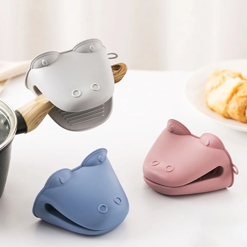 Новинка 2021 силиконовые митенки и подставки для кастрюль синего/серого/розового