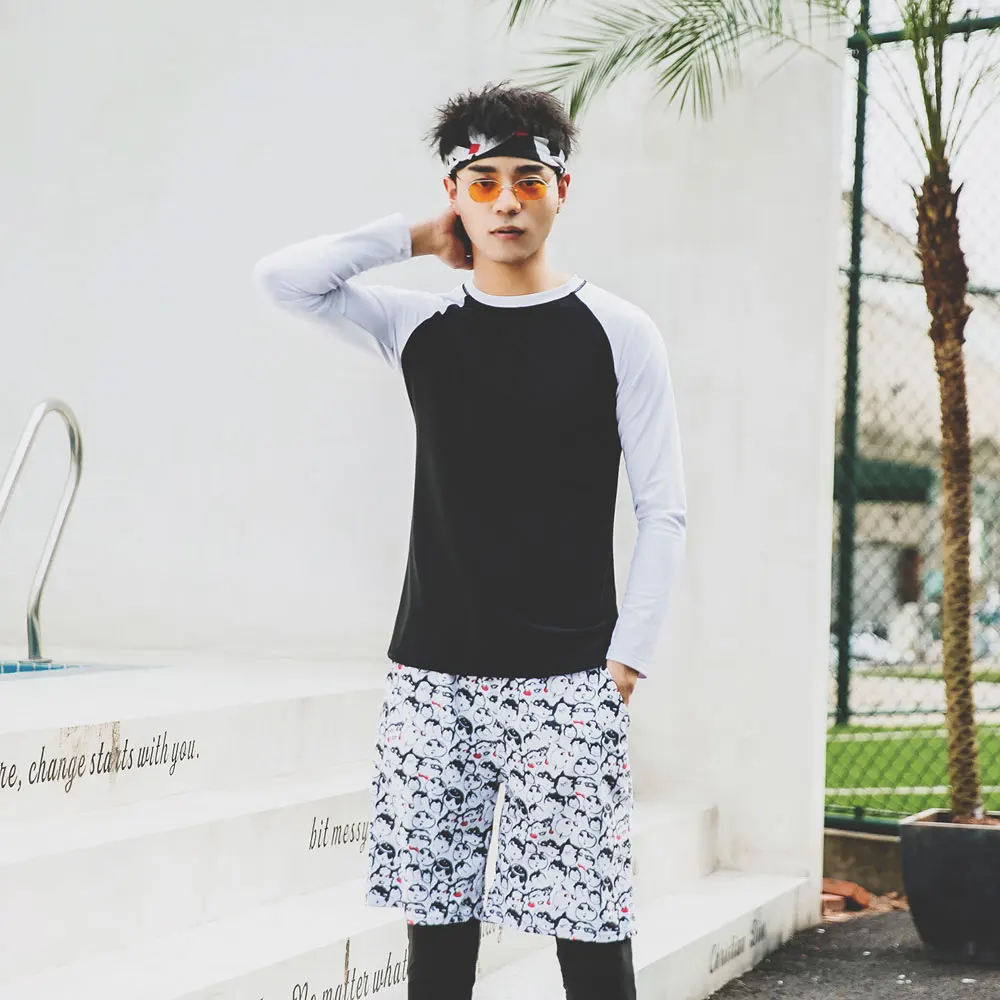 Мужской Комплект из 3 х предметов рубашка с длинным рукавом и молнией спереди