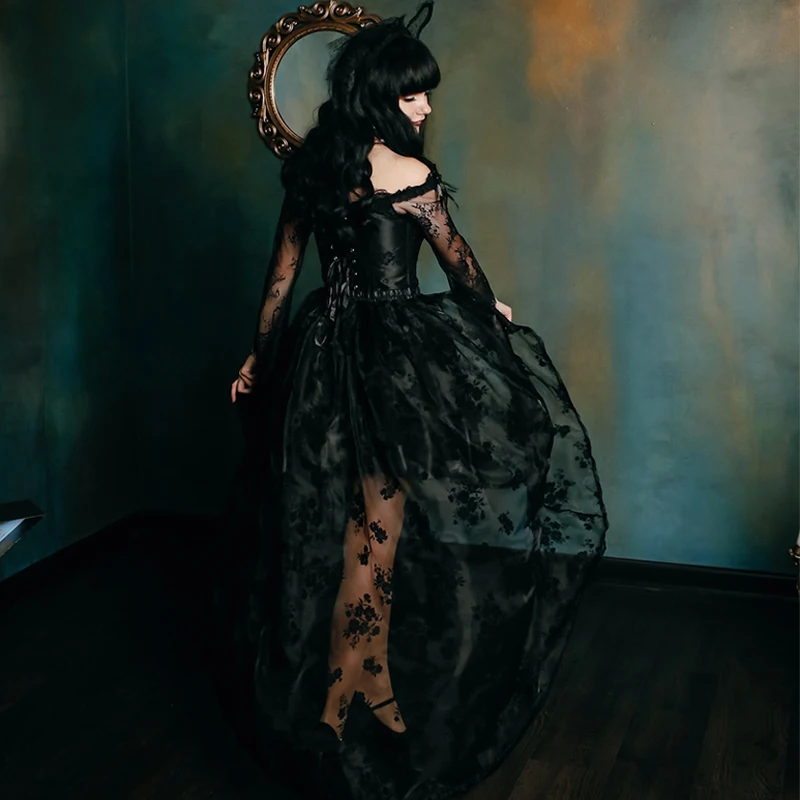 Готический Корсет Бюстье для танцев комплекты из топов с платье Винтаж Gorset