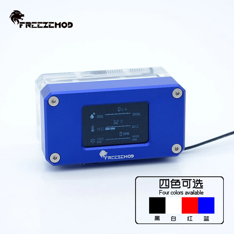 FREEZEMOD компьютерный кулер для воды 2020 новый электронный термометр потока VA ЖК