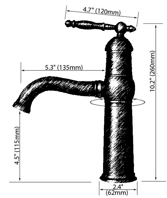Эргономичный смеситель с масляной прокладкой для кухни и ванной комнаты