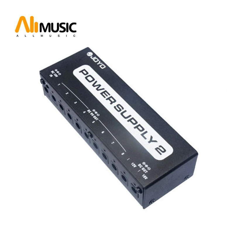 Joyo JP 02 Питание 2 гитары педальное устройство с 10 изолированные выходы & 3 варианта