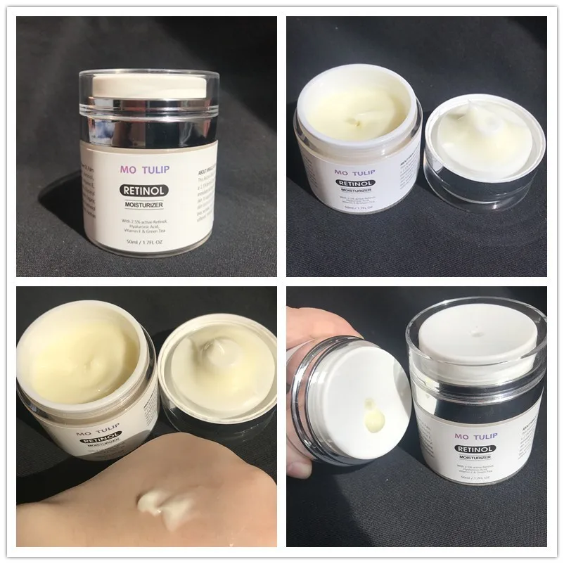 

MO TULIP Retinol 2.5% Moisturizer Cream Anti Aging and Reduces Wrinkles and Fine Lines Day and Night Retinol Cream DROP SHIP