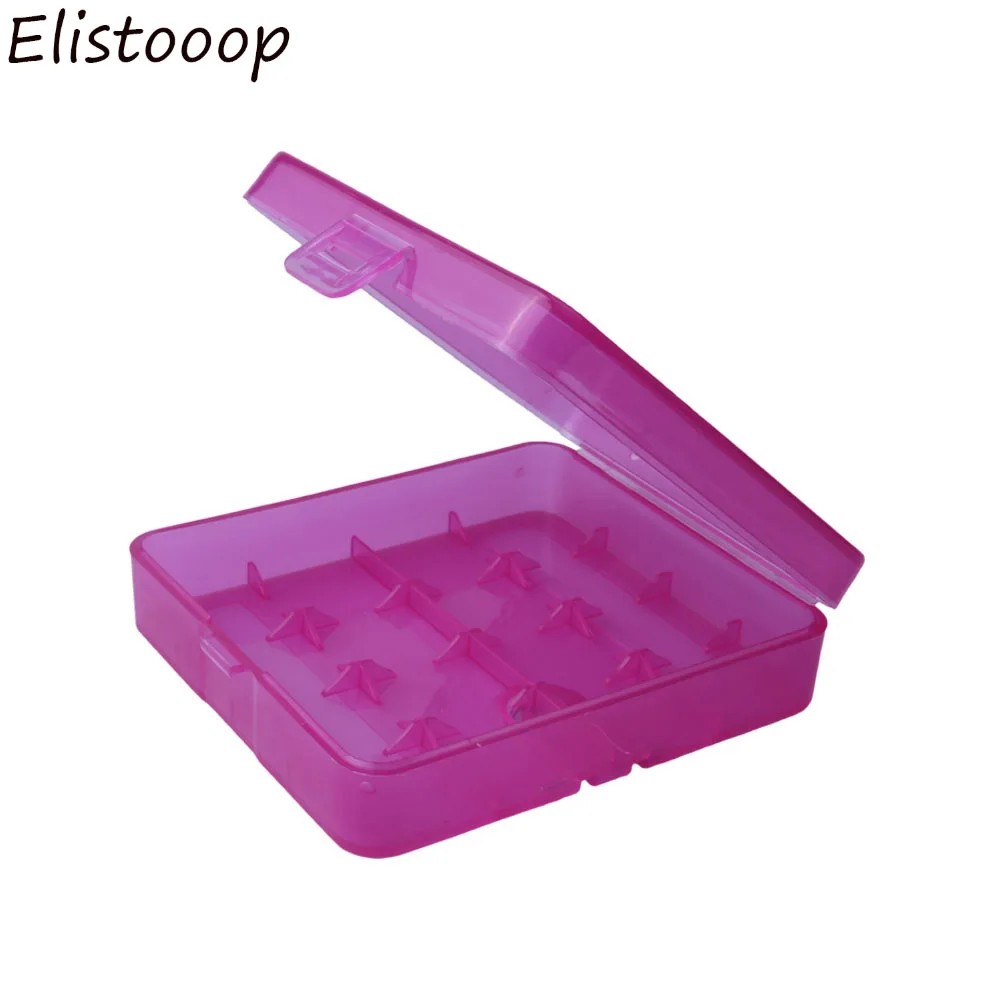 Коробка для хранения аккумуляторов Elistooop прозрачная коробка 4x18650 |