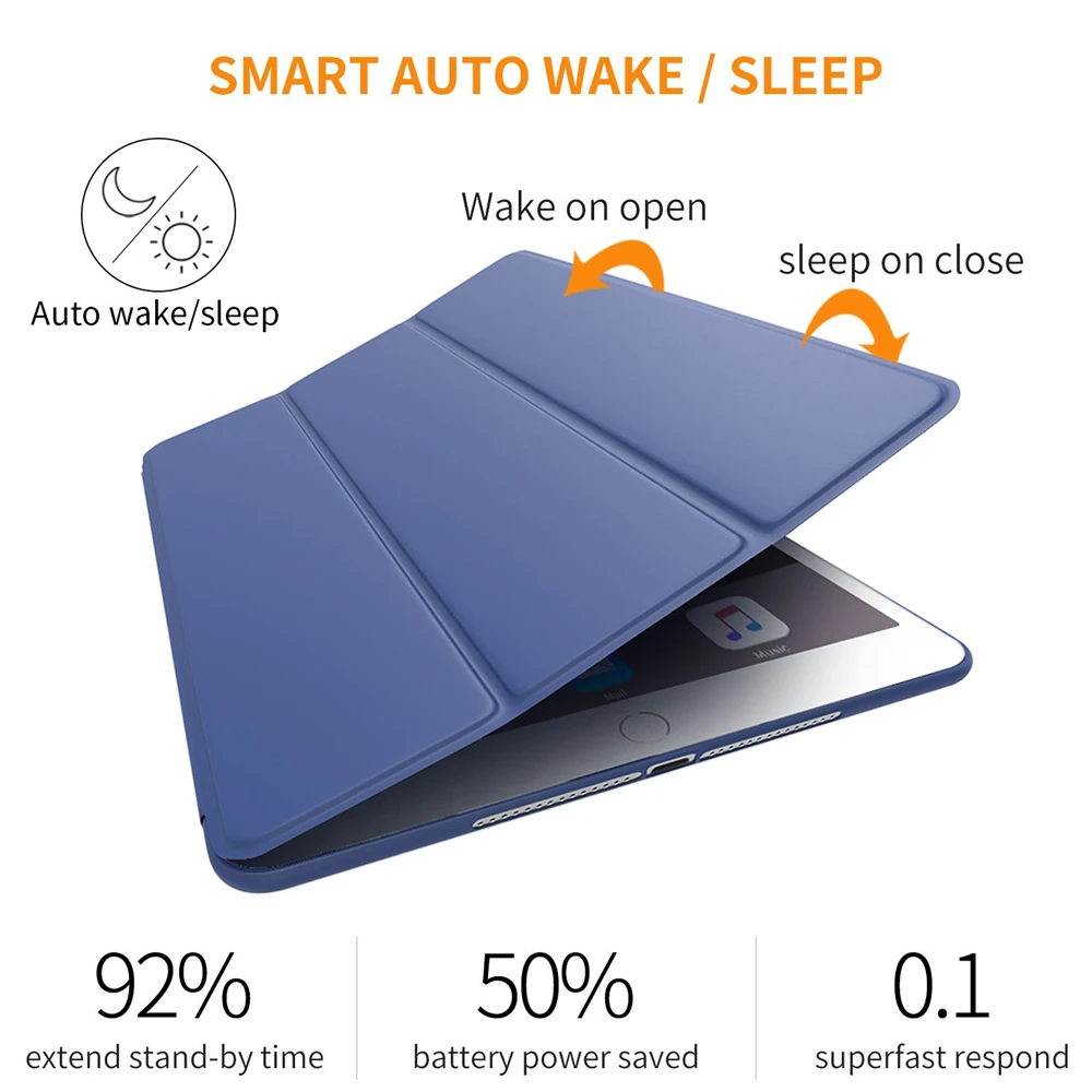 Чехол для iPad 10 2 8th 2018 2017 9 7 Mini 5 2021 Pro 11 Air 3 4 умный чехол 5th 6th 7th Generation | Компьютеры и