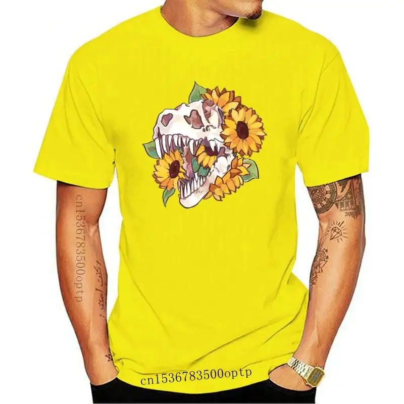 

New Women Flower Dinosaur Short Sleeve Fashion 90s Lady Print T-shirts Top T Shirt Ladies Womens Graphic Female Tee T-Shirt